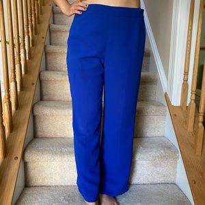 Vintage Bright Blue High Waisted Pants